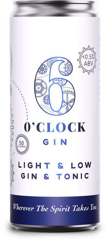 6 O'clock Gin Light & Low Gin & Tonic RTD
