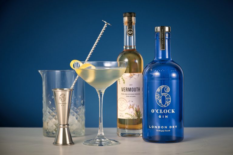 The classic martini gin cocktail.