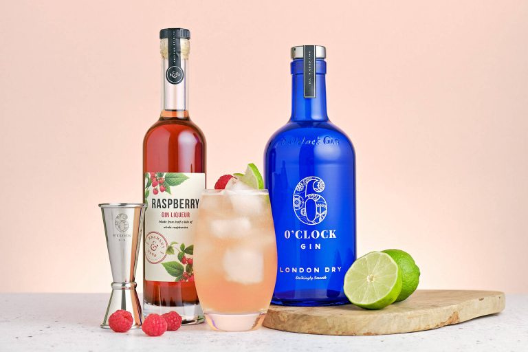 The Floradora gin cocktail - with Raspberry, Lime & Ginger Ales