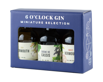 6 O'clock Gin, Bramley & Gage Cocktail Selection 5cl Bottles