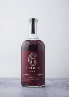 6 O'clock Gin Sloe Gin Bottle
