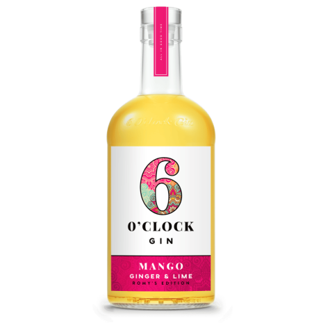 Bottle of Mango Ginger & lime gin